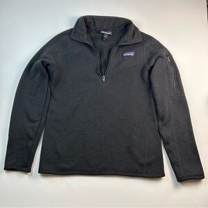 Patagonia Black Half-Zip Fleece Pullover
